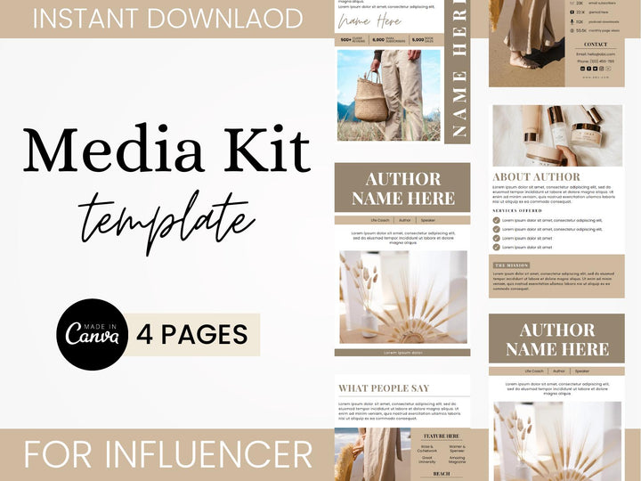 4 Pages Media Kit