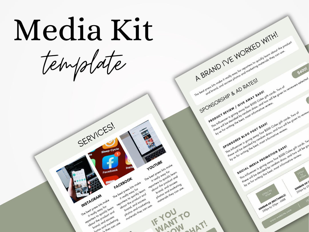 4 Pages Media Kit